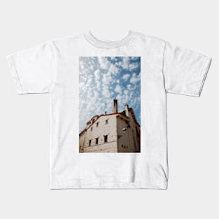 White Building in Caorle Kids T-Shirt